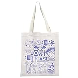 MEIKIUP Owl Inspired Gift Owl Characters Makeup Bag Tote Bag Hexside Magic Gift (owl tote bag)
