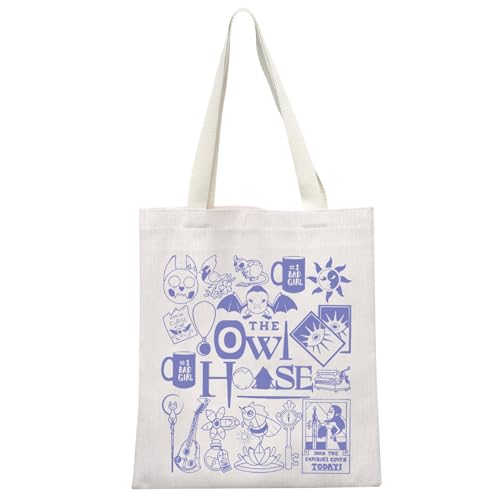 MEIKIUP Owl Inspired Gift Owl Characters Makeup Bag Tote Bag Hexside Magic Gift (owl tote bag)