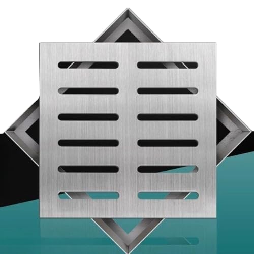 Couvercles de drainage carrés extérieur en acier inoxydable pour égout