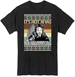 Die Hard Hans Gruber Christmas Mens T-Shirt XL