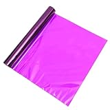 WATIIFUFU Papel de Celofán para Envolver Regalos Color Morado Película para Flores y Manualidades Rollo Resistente y Versátil para Floristería y Decoración