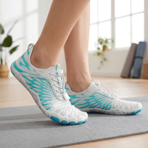 Image of Hike Barefoot Shoes Women Men Non-Slip Healthy Breathable Fashion Trail Running Womens Mens Wide Toe Zero Drop Water Shoe