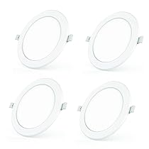 Polycab 15W LED Panel Light Scintillate Edge Slim Round Smart Offers Bright Lumination Long Lifespan No Harmful Radiation (Neutral White, 4000K, 4 PCS, Cut Out: 5.9 inches)