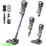 AlloyMove Cordless Vacuum Cleaner, 45KPa 60Mins Vacuum Cleaners for Home, Lightweight and Rechargeable Stick Vacuum Cordless, Anti-Tangle Brush Wireless Vacumm for Pet Hair/Carpets/Floors, A03