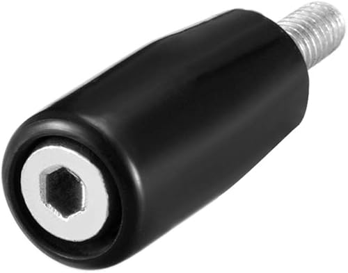 Miniatura 8 de uxcell Vástago roscado macho giratorio de la manija M10 de la máquina del volante para la fresadora