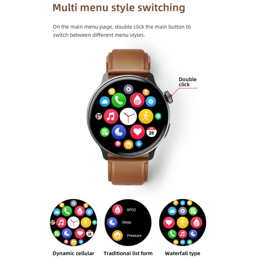 Mibro Relógio Inteligente Lite2, monitor de fitness HD DE 1.3