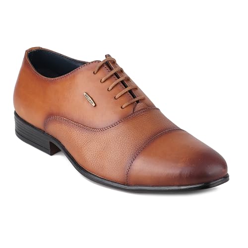 Image of Red Chief Formal Oxford Low Ankle Shoes for Men RC3955 Black
