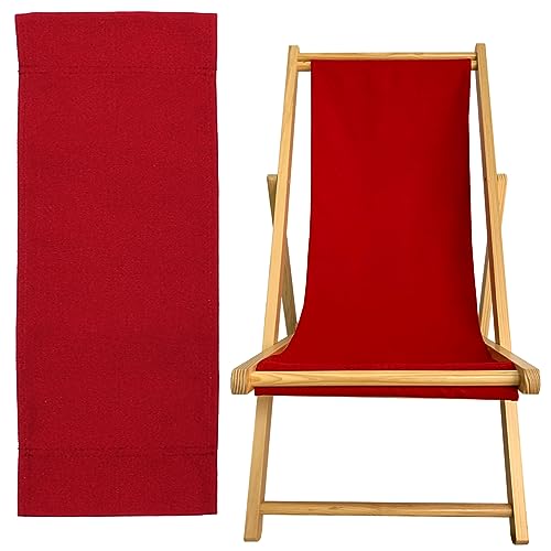 TBACW Patio Lounge Chair Replacement Canvas - Only Canvas(Red) by TBACW - Used condition - US$17.46