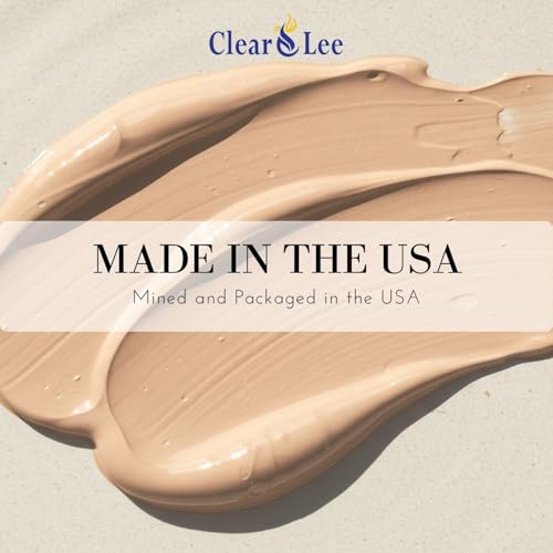 ClearLee Rhassoul Ghassoul Clay Cosmetic Grade Powder - 100% Pure Natural Powder - Great For Skin Detox, Rejuvenation, and More - Heal Damaged Skin - DIY Clay Face Mask (2 LB)