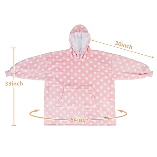 Image of Catalonia Oversized Hoodie Blanket Sweatshirt, Comfortable Sherpa Giant Pullover with Large Front Pocket for Adults Men Women Teenagers Wife Girlfriend