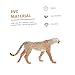 BESTonZON Simulation Leopard Model Figurine for Boys and Girls Realistic Cheetah Sculpture Educational Toy for Home Decor and Animal Playsets