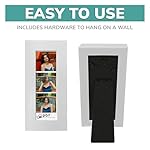 pbf PHOTO BOOTH FRAMES 2x6 Photo Frame | Premium Designer Photobooth Frame with Stand (White) - Image 5