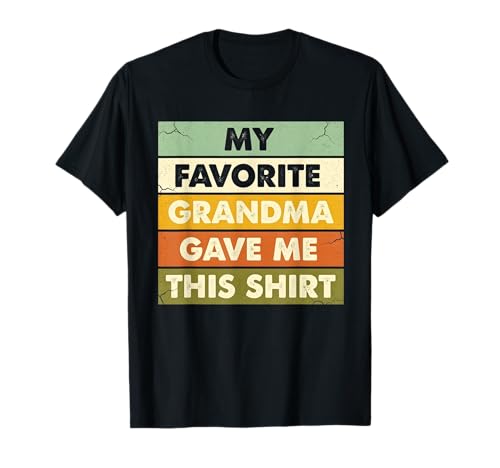 Grammy's Favorite Funny Grandparent Grandchild Vintage Gift T-Shirt