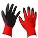 Produktbild MIVOS Schutzhandschuhe 12 Paar - Größe 10 - Arbeitshandschuhe für Herren und Damen - Handschuhe mit optimaler Griffigkeit - Gartenhandschuhe aus Latex - Ideal für Privat & Gewerbe