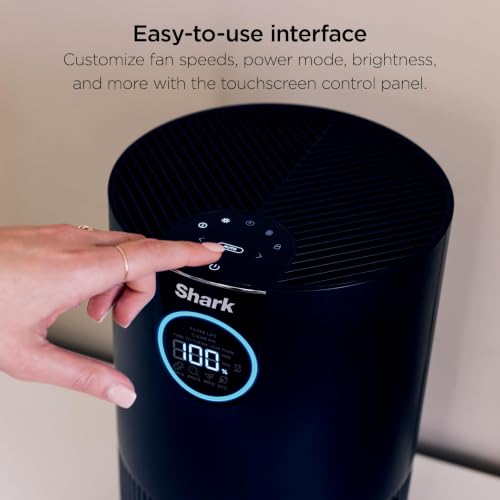 Image of Shark Clean Sense Air Purifier Max, HP202, Black