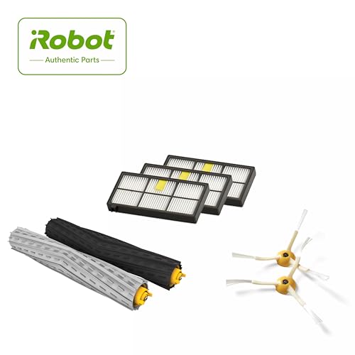 Image of iRobot Roomba Authentic Replacement Parts - Roomba 800 and 900 Series Replenishment Kit (3 AeroForce Filters, 2 Spinning Side Brushes, and 1 Set of Multi-Surface Rubber Brushes) (Pack of 6)