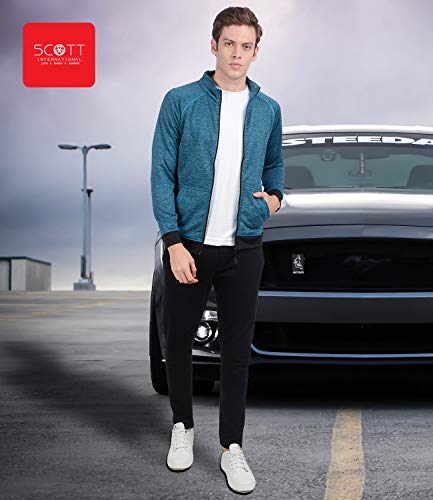 Image of Scott International Men's Polyester Solid Regular Standard Length Jacket