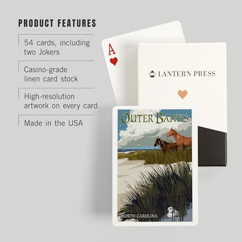 Baraja de Póker Outer Banks, North Carolina, 52 Cartas miniatura 3