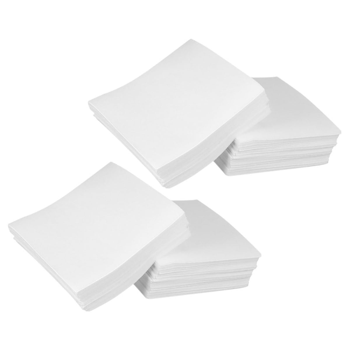 SHINEOFI Lingettes de Laboratoire Sèches Poussière 6 X6 en Cellulose 53g Lot de 2 Paquets de 300 Unités Absorption D'huile pour Lentilles et Nettoyage Industriel Précis
