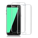SIIYUTT Panzerglas für Samsung Galaxy S7 Edge [2 Stück], 9H Härte Displayschutzfolie, Hohe Empfindlichkeit Schutzfolie, HD-klar Transparenz Panzerglasfolie für S7 Edge vor Kratzen, Öl, Bläschen