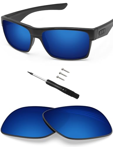 Image of BLAZERBUCK Replacement Lenses & Screws Screwdriver for Oakley TwoFace OO9189 /TwoFace Asian Fit OO9256 Sunglass