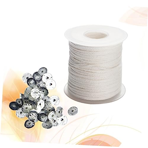 STOBOK Rollo de Mechas de Algodón para Velas miniatura 7