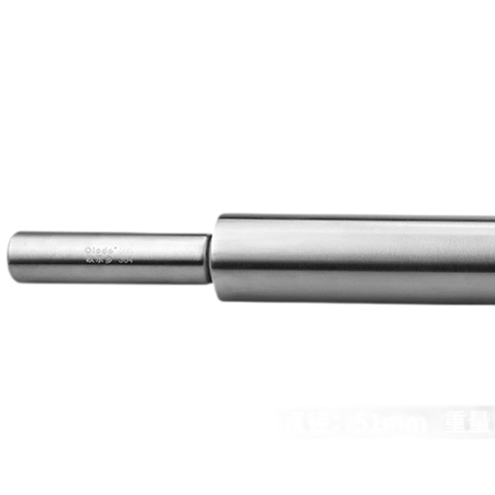 Rodillo de Acero Inoxidable para Hornear con Superficie Antiadherente Accesorio Manual Herramienta para Pasteles Utensilio Multifuncional Adecuado Par, S