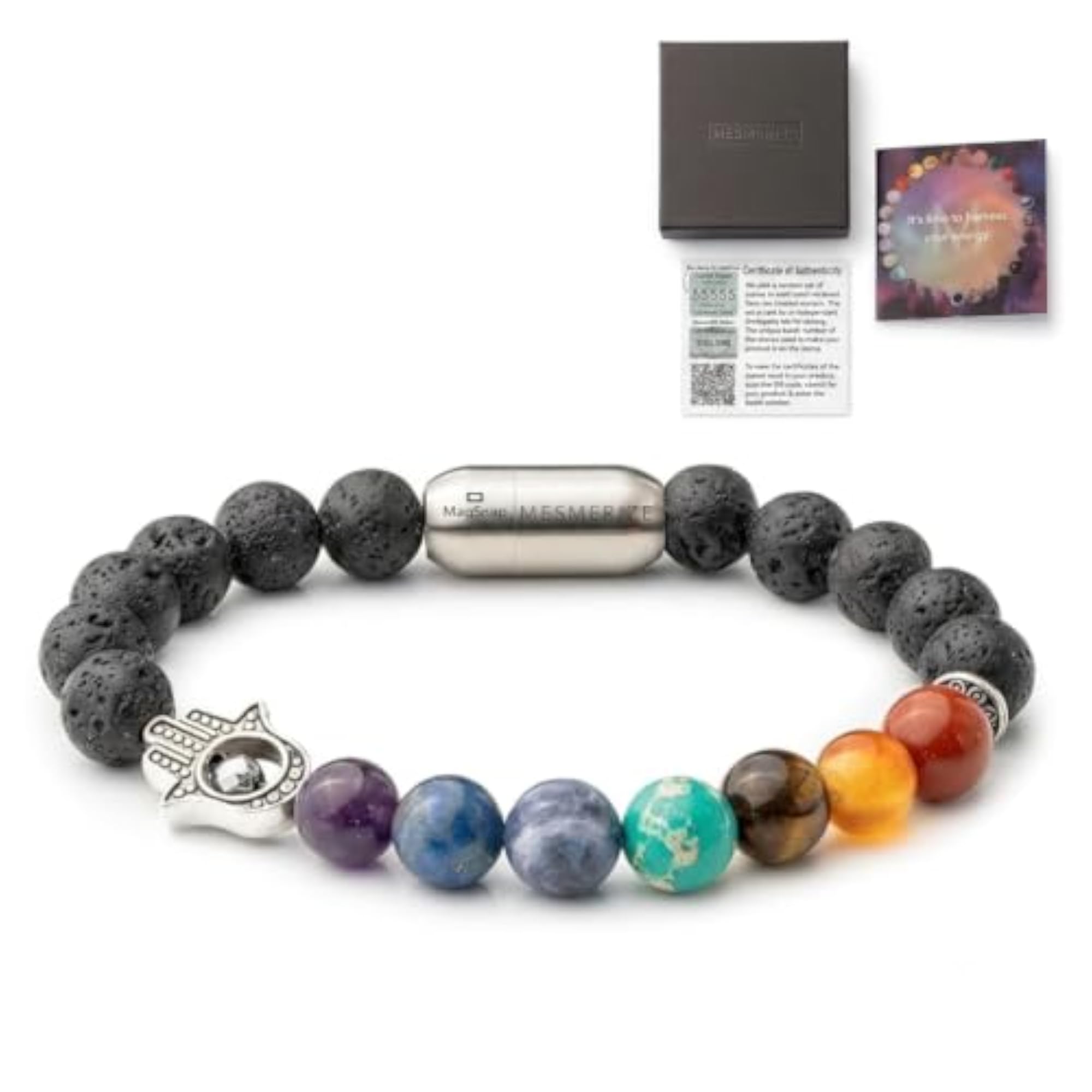 7 Chakra Healing Bracelet with Magsnap Closure, Spiritual Gift
