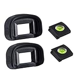 El paquete incluye: 2 x EG Eyecup, 2 x Hot Shoe Cover con nivel de burbuja