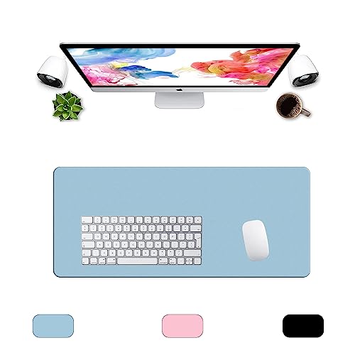 Tapis de souris gaming LL-COEUR bleu XXL pour organiser votre espace de télétravail