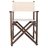 Silla plegable de madera de haya resistente y de acabado de calidad