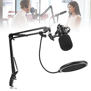 Microfoon Clip, Studio Opname Apparaat Opknoping Stand Microfoon Condensator Microfoons Arm Condensator Microfoons…