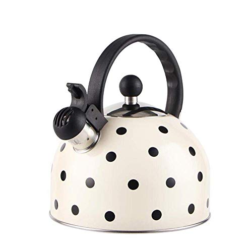 Wasserkocher, 2,5 l, modern, Pfeifen, Wellenpunkt, Edelstahl, Gas-Induktionskochfelder, Gas-Keramik-Teekanne, Zuhause, Küche, Camping, Zuhause