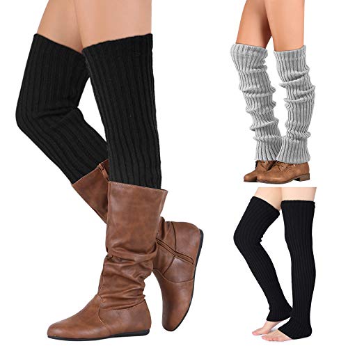 Phogary 2539 2 Pairs Winter Leg Warmers thumb #5
