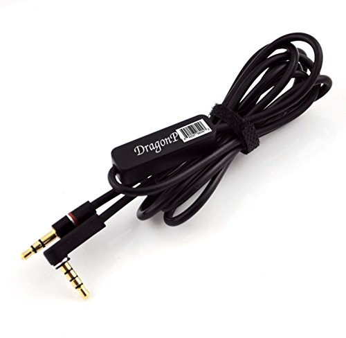 DragonPad®Replacement Headphone Black Cable/cord/wire for Beats By Dr. Dre Monster Solo & Studio