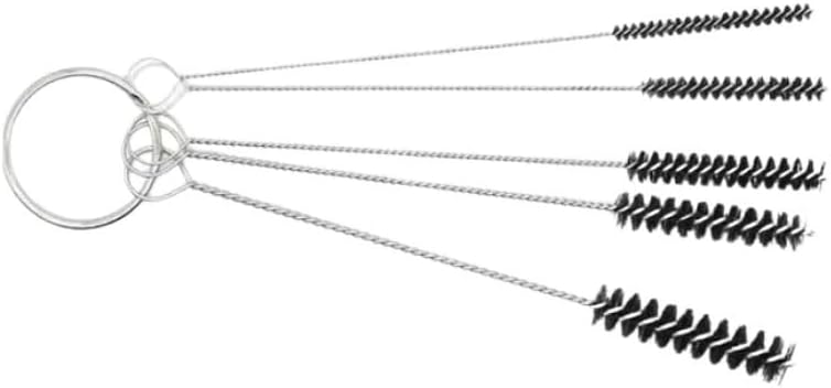 Carburetor Carbon Dirt Jet Remove 13 Cleaning Needles 15 Brushes Tool Kit For Automobile Motorcycle ATV Welder Chainsaw(Needle and Brushes)