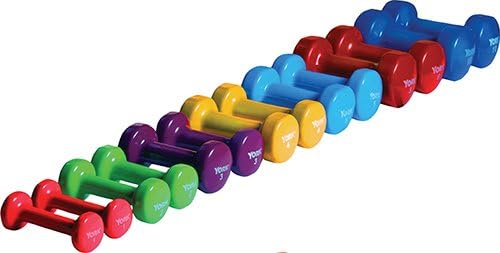 Vinyl Fitbell, Red - 8 lbs