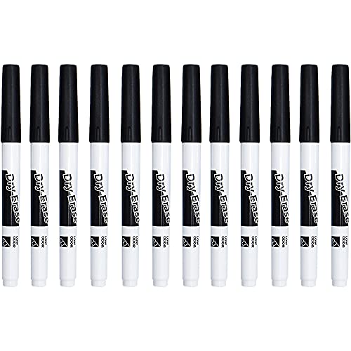 Produktbild von HOODANCOS Whiteboard Marker 0.5mm - 6er Set Dünne Whiteboard Stifte
