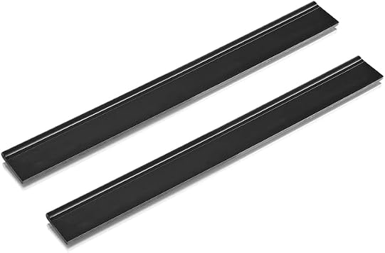 INF Pack of 2 Squeegees for Karcher WV 2 25 cm Cordless Glass Squeegee, Cleans Various Smooth Surfaces such as Shower Doors, Bathroom Walls, Mirrors and Windows