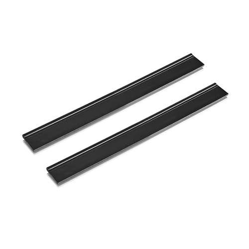 2-Pack Replacement Squeegee Lips For Kärcher Wv 2/2 Plus/Premium/Wv 45-75 Series - 25X4.5X0.5Cm Black Rubber Window Squeegee Wipers, Cleans Shower Doo