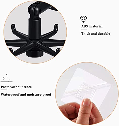Spyshop 2Pcs Rotating Folding Hook 360° Rotating Folding Wall Hook Self-Adhesive Hanger180 Degrees Vertical Flip Hook Waterproof Utility Hook For Home Bathroom Kitchen Office Towel #TOP2