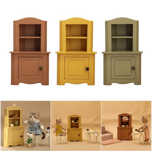 Accessoires de maison de poupée réalistes avec meuble d'angle - 2