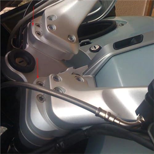 Abrazadera de manillar extensible que mejora la postura de conducción en motos BMW R1200RT 2