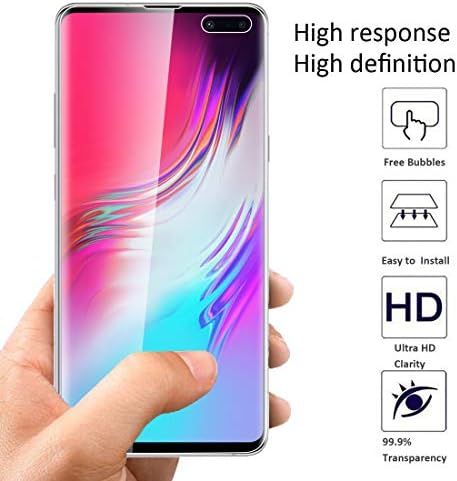 NEWZEROL 3 Packs Compatible for Samsung Galaxy (S10 5G Version with Camera Cutout) Screen Protector TPU Soft Film Edge to Edge [Full Coverage][in-screen Fingerprint ] HD Anti-Scratch Protective Film