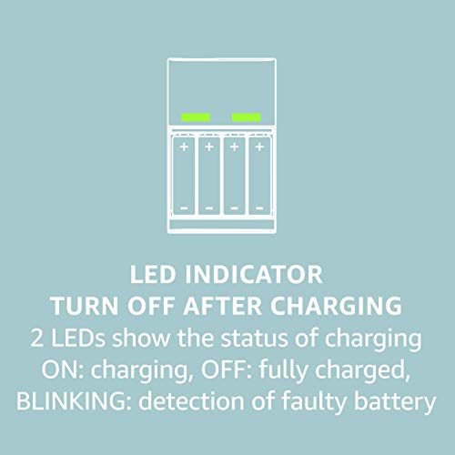 Carregador de pilhas BQ-CC51 da Panasonic Eneloop para 4 pilhas AA/AAA