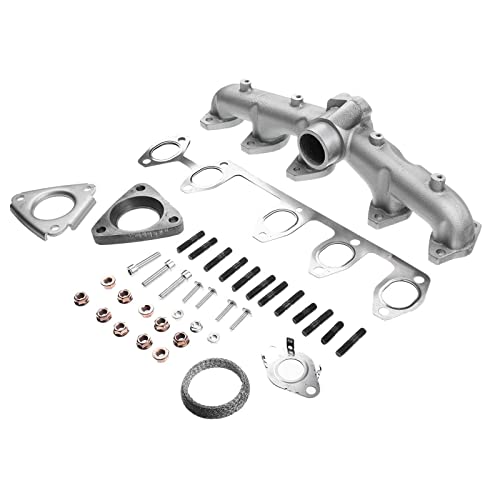 Auspuffkrümmer Guss Auspuff Krümmer für M-u-l-t-i-v-a-n V 7EF T-o-u-a-r-e-g 7L6 Transporter V 7EA 7EB 7EJ 7JD 2.5L Diesel 2003-2010 070253031F