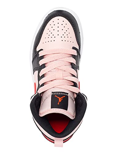 Little Kid's Jordan 1 Mid Atmosphere/Infrared 23-Black (640734 604)4