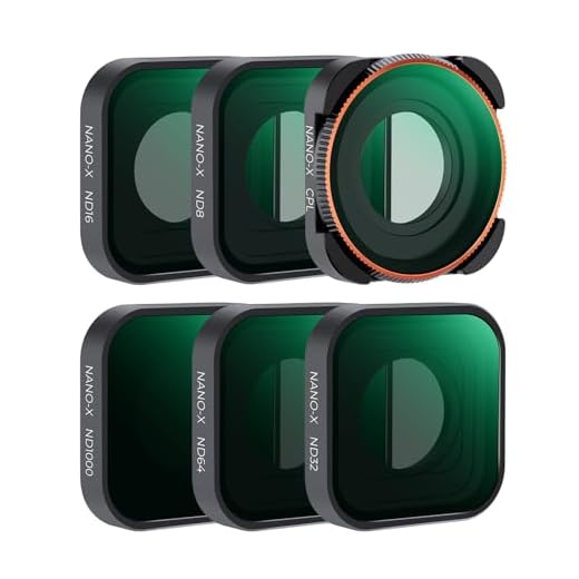 K&F CONCEPT ND & CPL Filter Set Kompatibel mit GoPro Hero 13 Schwarz, 6 Pack ND8 ND16 ND32 ND64 ND1000 Neutral Density Polfilter Filter Kit für Go Pro Hero 12/11/10/9 Schwarz, Kunststoffrahmen