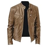 FMYONF Flanelljacke Kariert Herren Bademantel Herren Karo Jacke Herren Winterjacke Herren Herren Karo-Jacke GefüTtert Jacke Sexy Stehkragen Sweatjacke(B-Khaki,3XL)