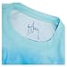 Guy Harvey Girl's Porpoise with Fish Angels Long Sleeve Sun Protection Top, Beach Glass/Porpoise, X-Large